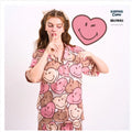 Women’s Lyocell Pajama Set  Short Sleeve Top & Long Pants