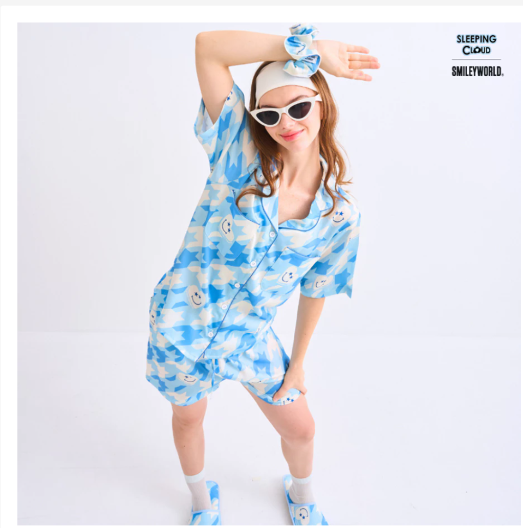 Women’s Lyocell Pajama Set Short Sleeve Top & Shorts