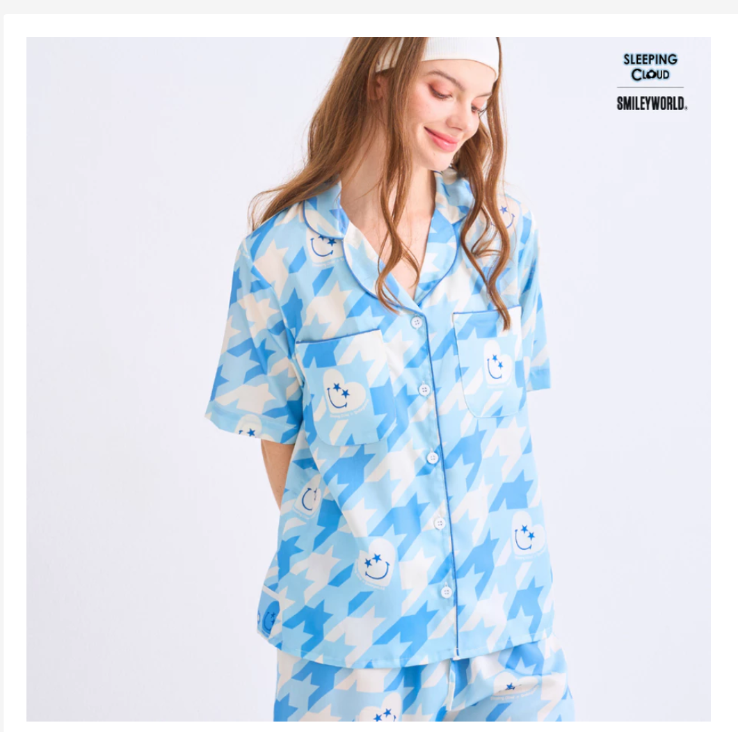 Women’s Lyocell Pajama Set Short Sleeve Top & Shorts