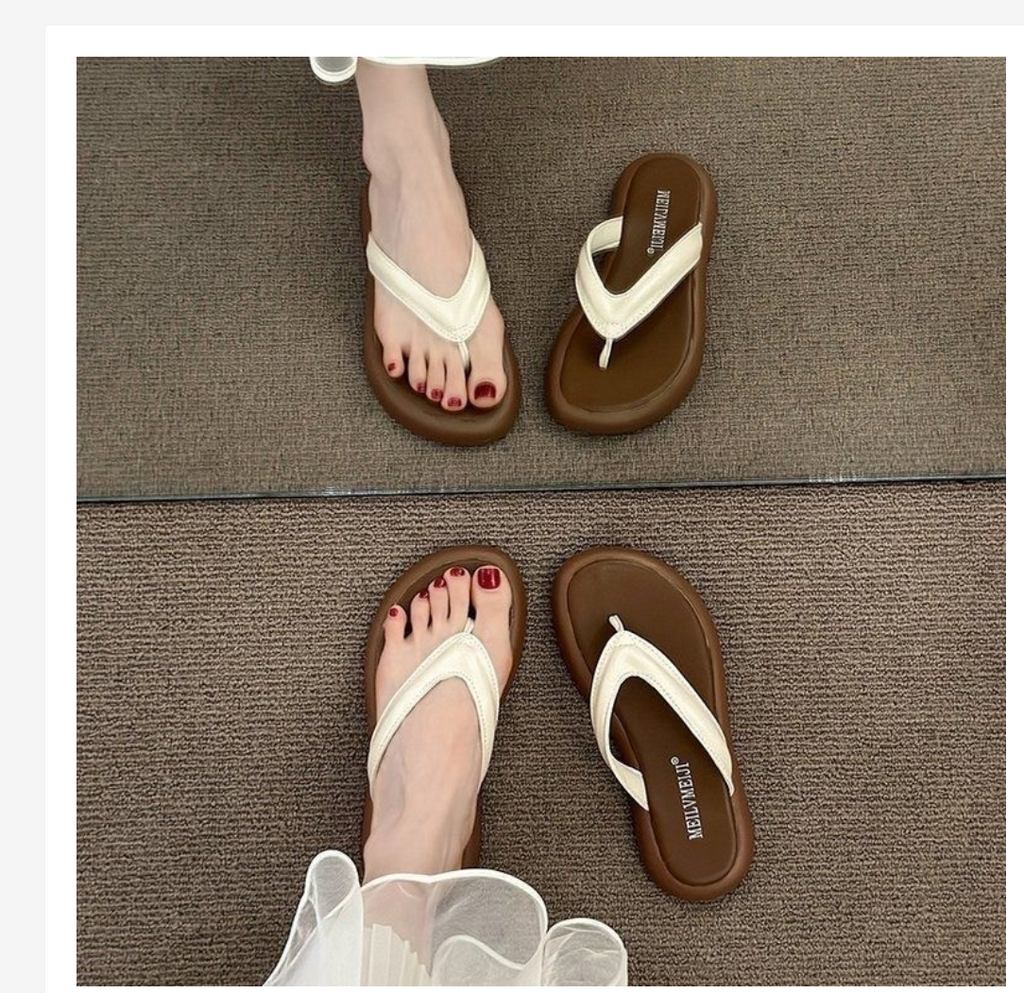 Women’s Flip Flops  Thick Sole Everyday Comfort