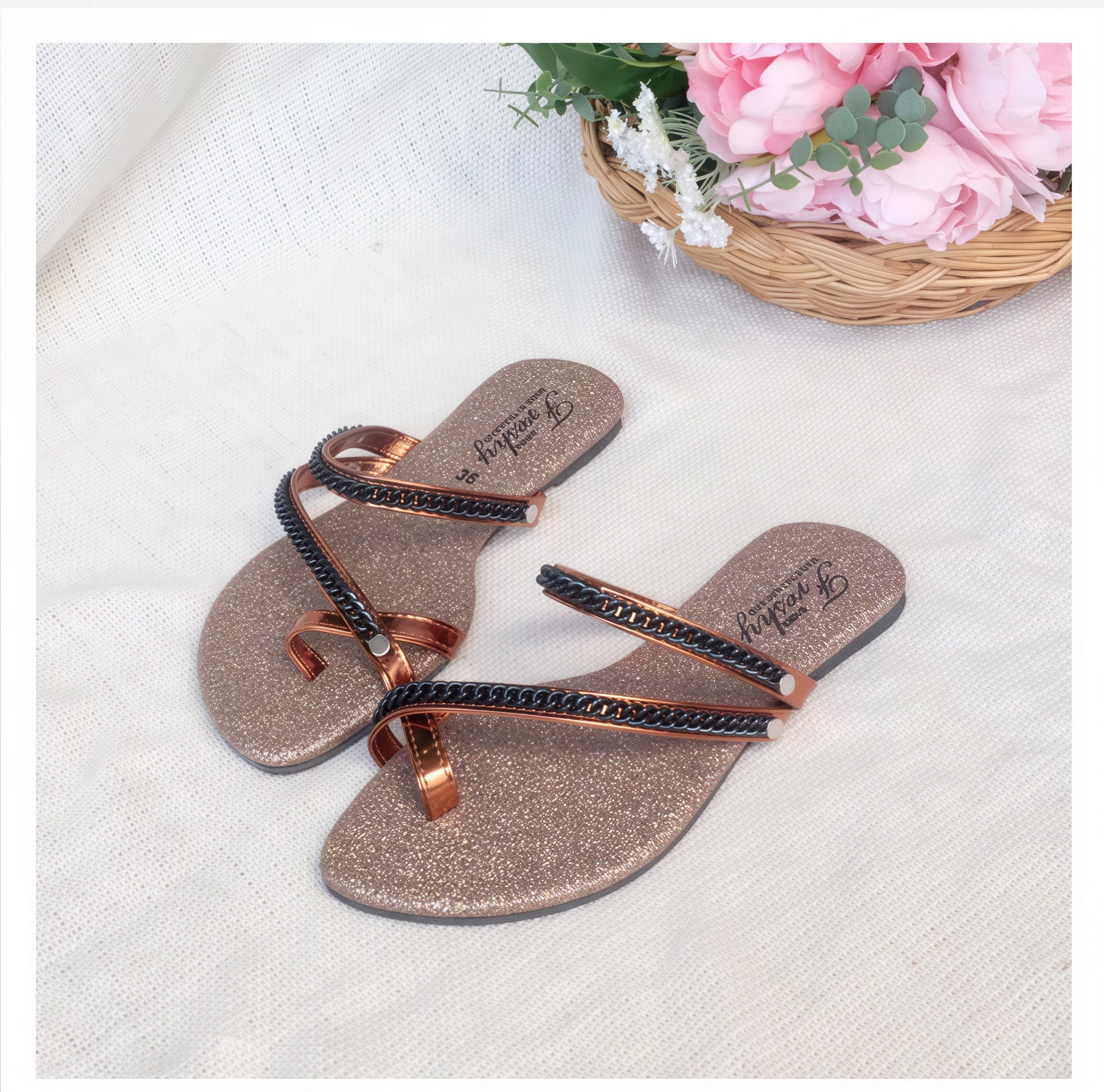 Women’s Glitter Flip Flops  Sparkling Summer Style