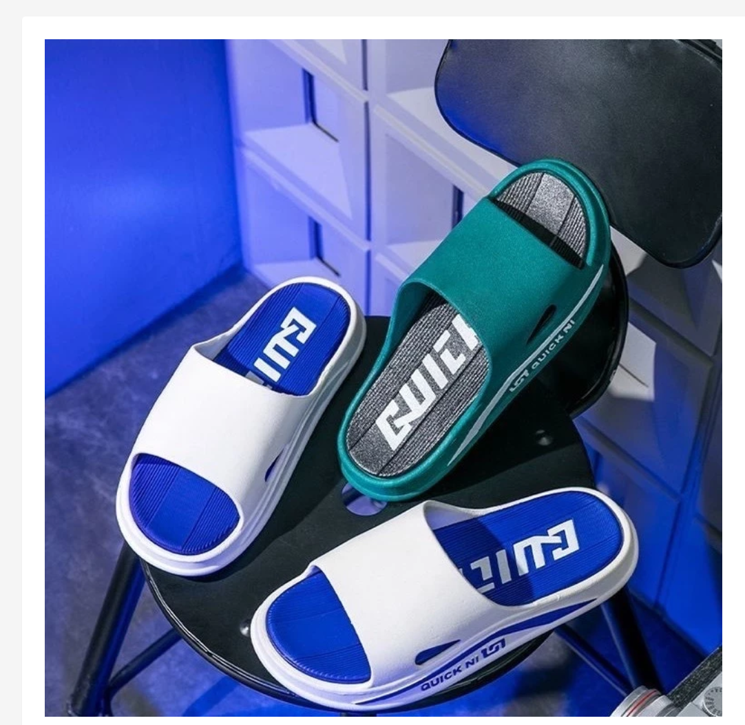 Men’s Korean Style Slides  Thick Sole Everyday Comfort
