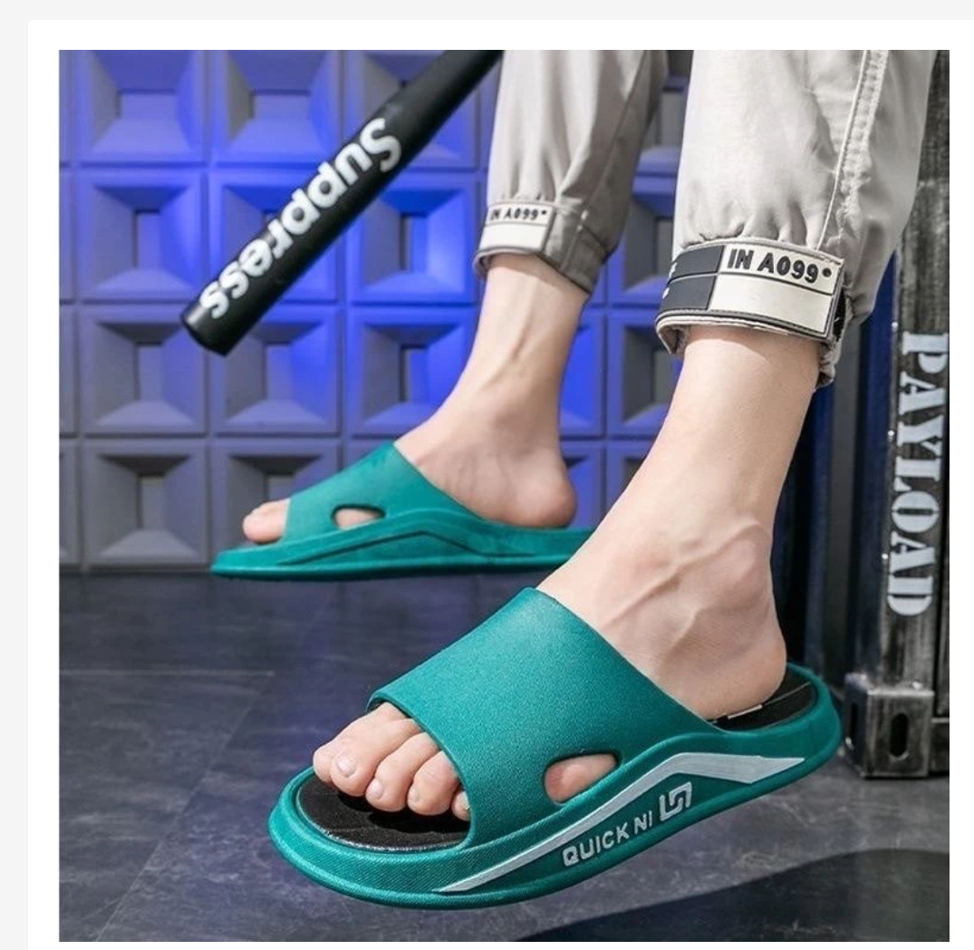 Men’s Korean Style Slides  Thick Sole Everyday Comfort