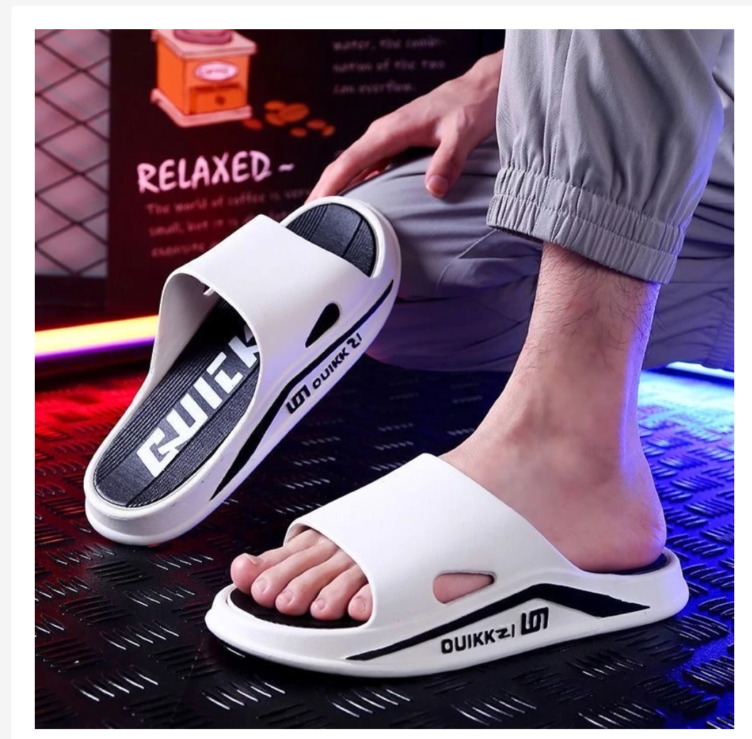 Men’s Korean Style Slides  Thick Sole Everyday Comfort