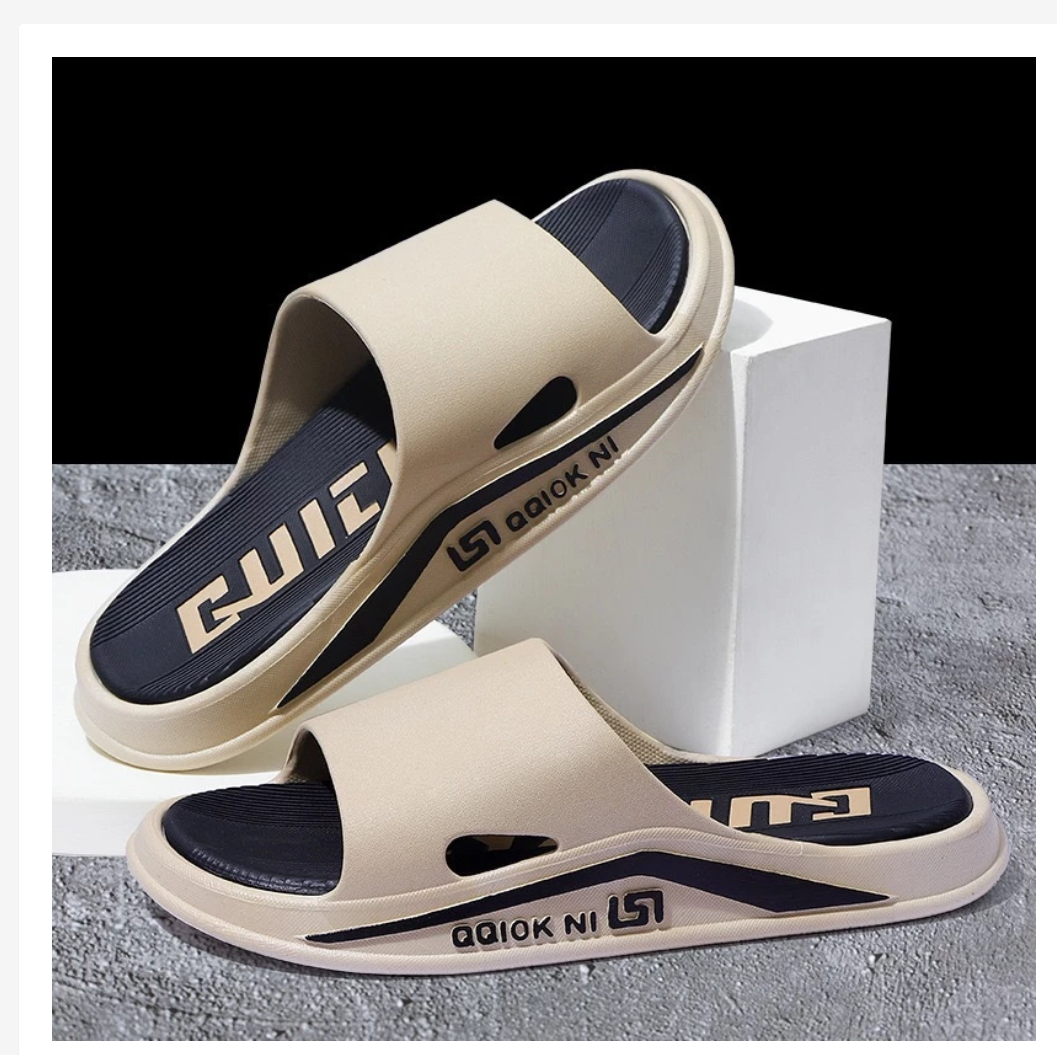 Men’s Korean Style Slides  Thick Sole Everyday Comfort