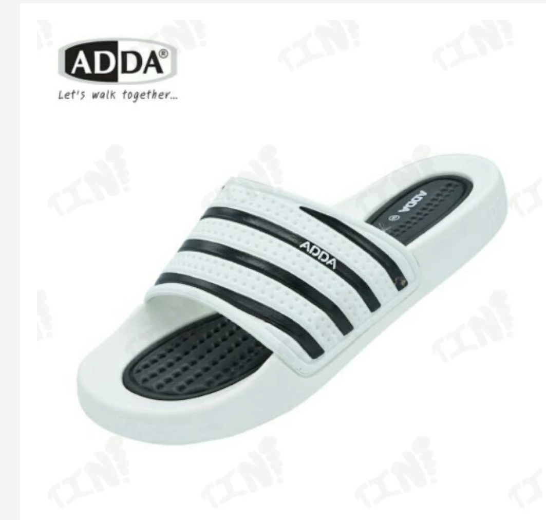 ADDA Stripe Slides  Sporty Everyday Comfort