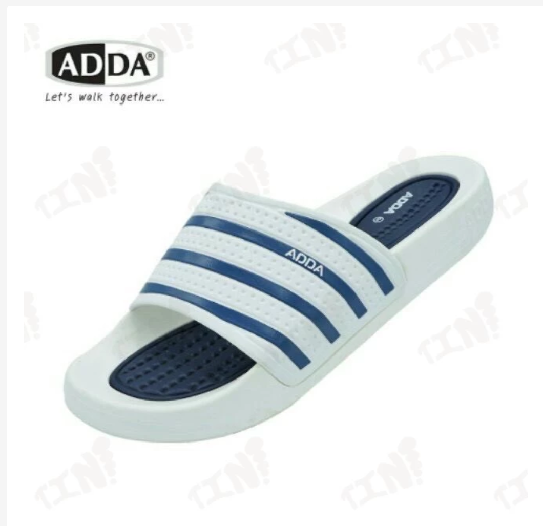 ADDA Stripe Slides  Sporty Everyday Comfort