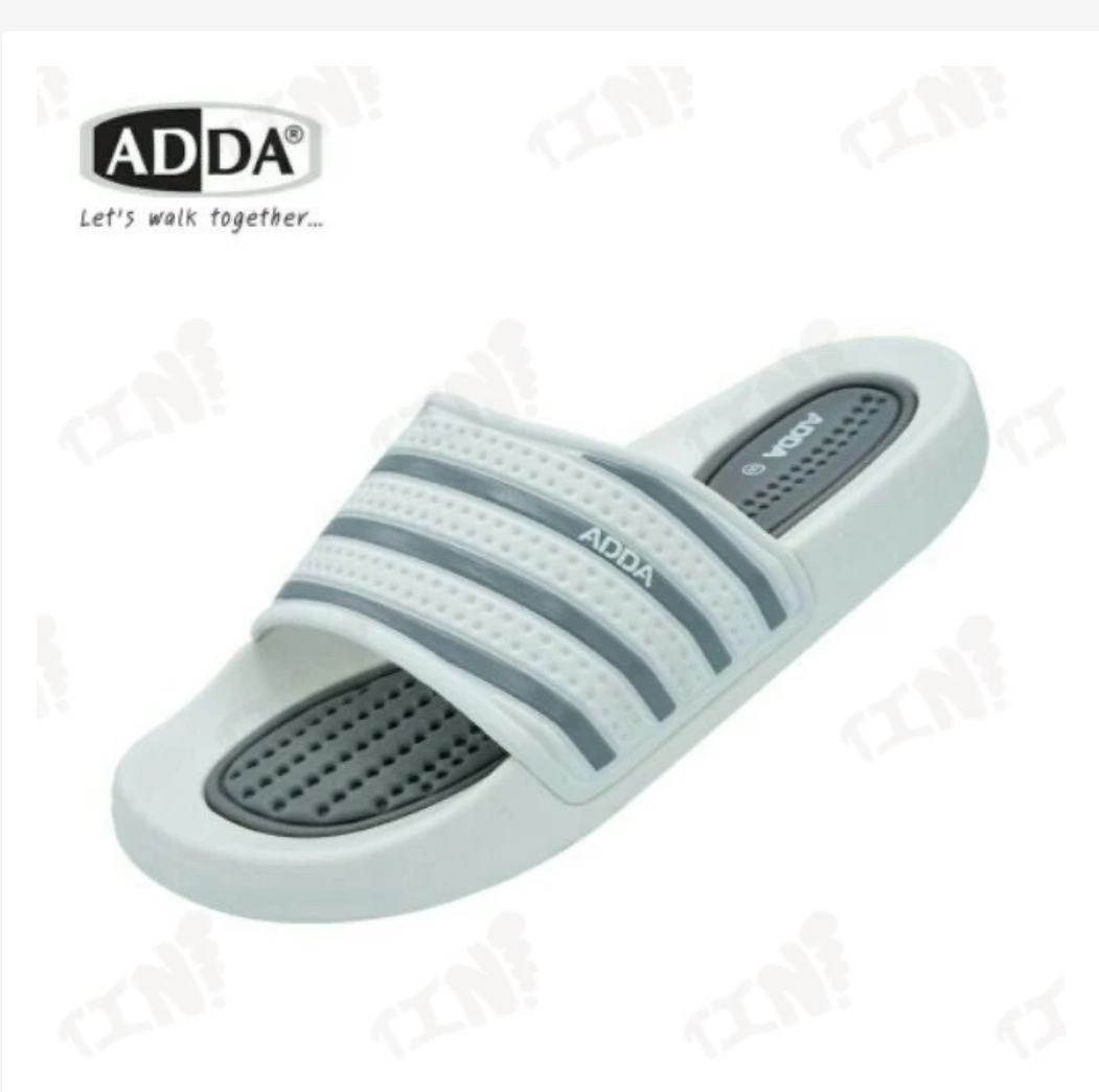 ADDA Stripe Slides  Sporty Everyday Comfort