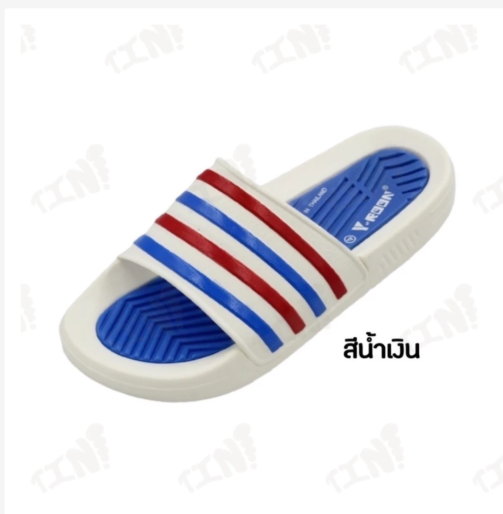 ADDA Stripe Slides  Sporty Everyday Comfort