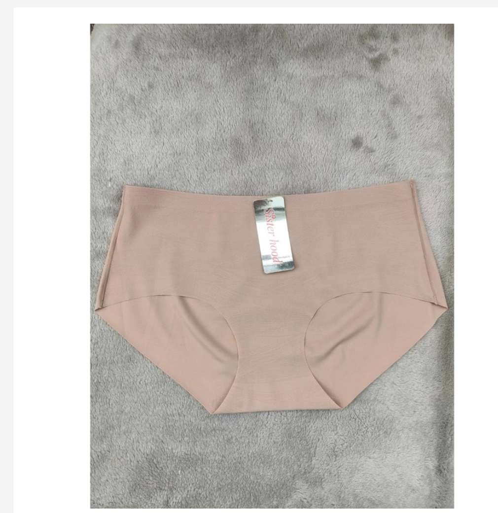Sisterhood Seamless Ribbed Panties  Low-Rise Soft Comfort