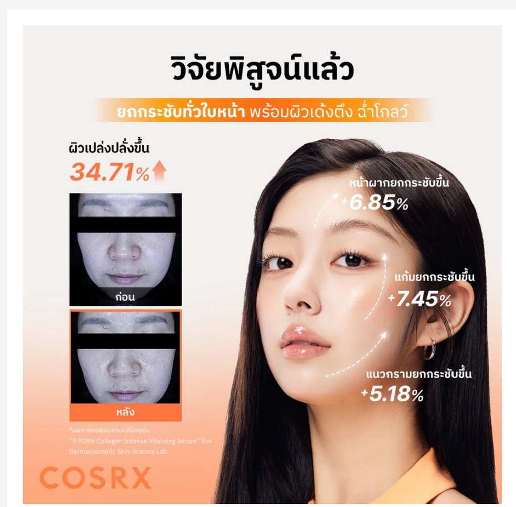 COSRX PDRN Collagen Serum Korean Skincare Anti Aging Glow Repair