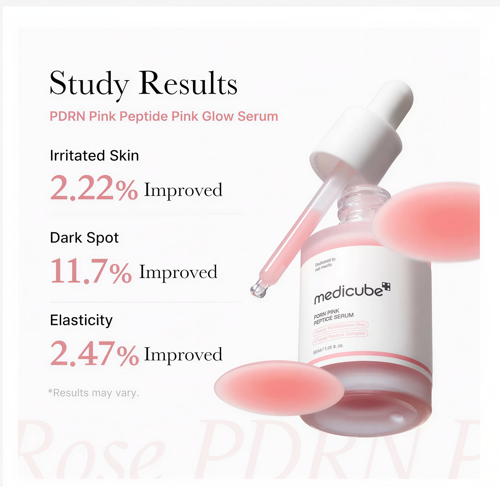 Medicube PDRN Pink Peptide Serum Korean Glass Skin Firming Glow