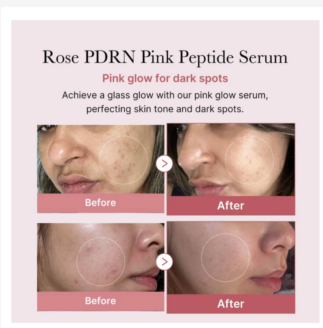 Medicube PDRN Pink Peptide Serum Korean Glass Skin Firming Glow