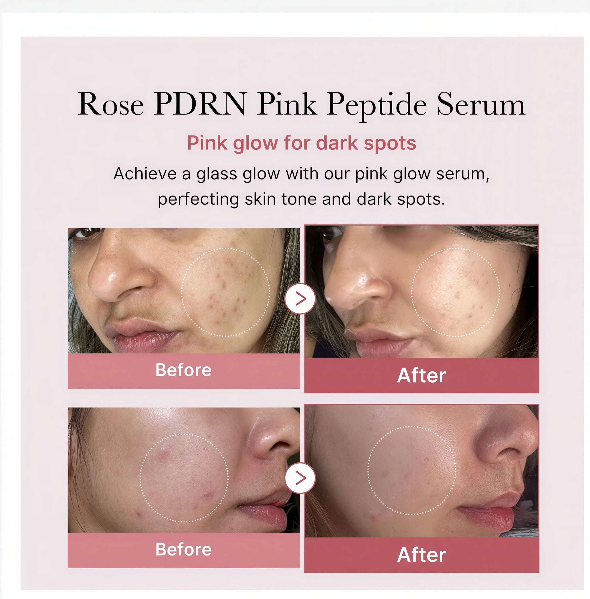 Medicube PDRN Pink Peptide Serum Korean Glass Skin Firming Glow
