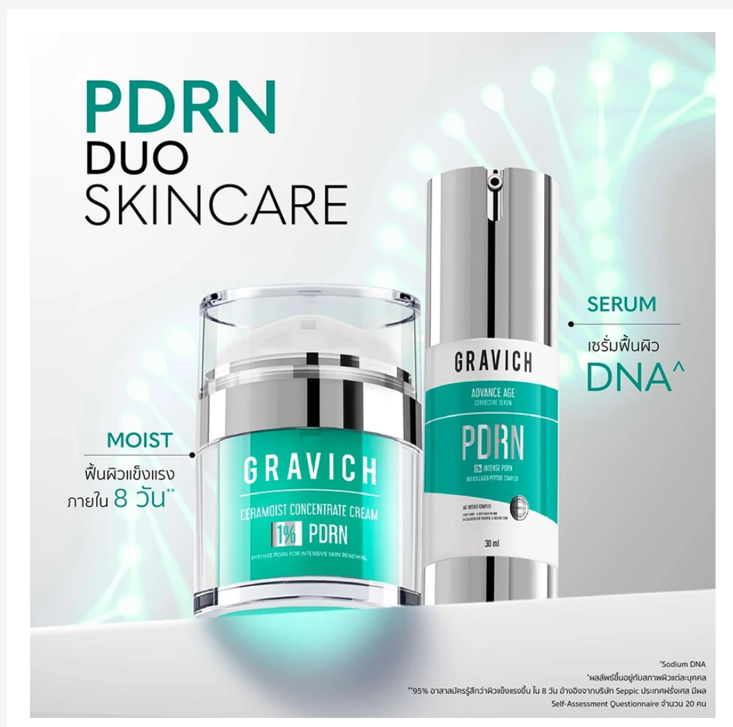 PDRN Age Defense Serum Collagen Peptides Anti Aging Glow Skin