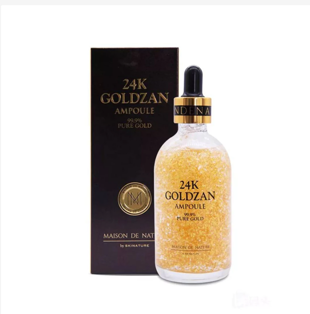 Goldzan 24K Gold Serum Hydrating Glow Radiant Skin Luxury Care