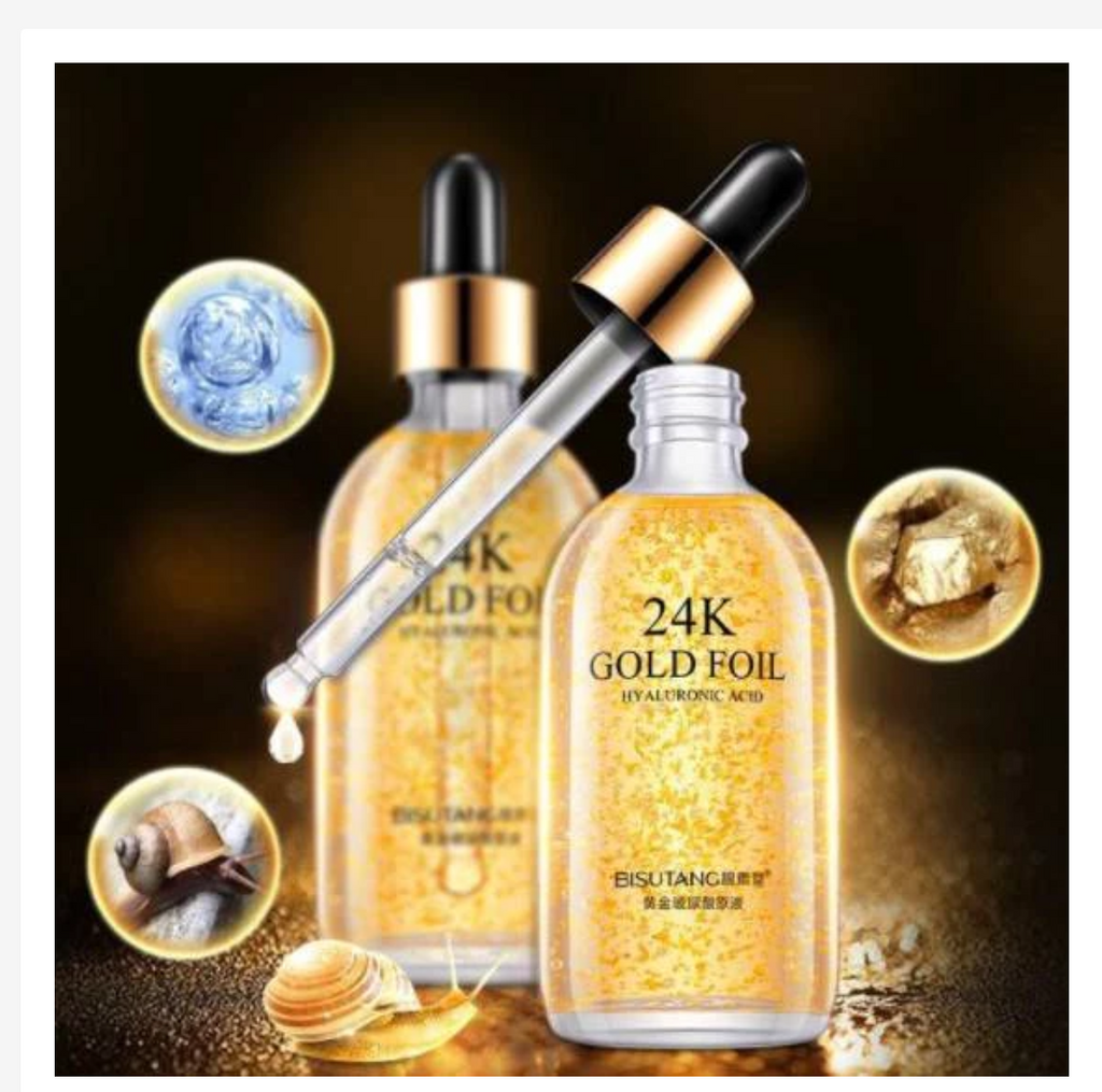Goldzan 24K Gold Serum Hydrating Glow Radiant Skin Luxury Care
