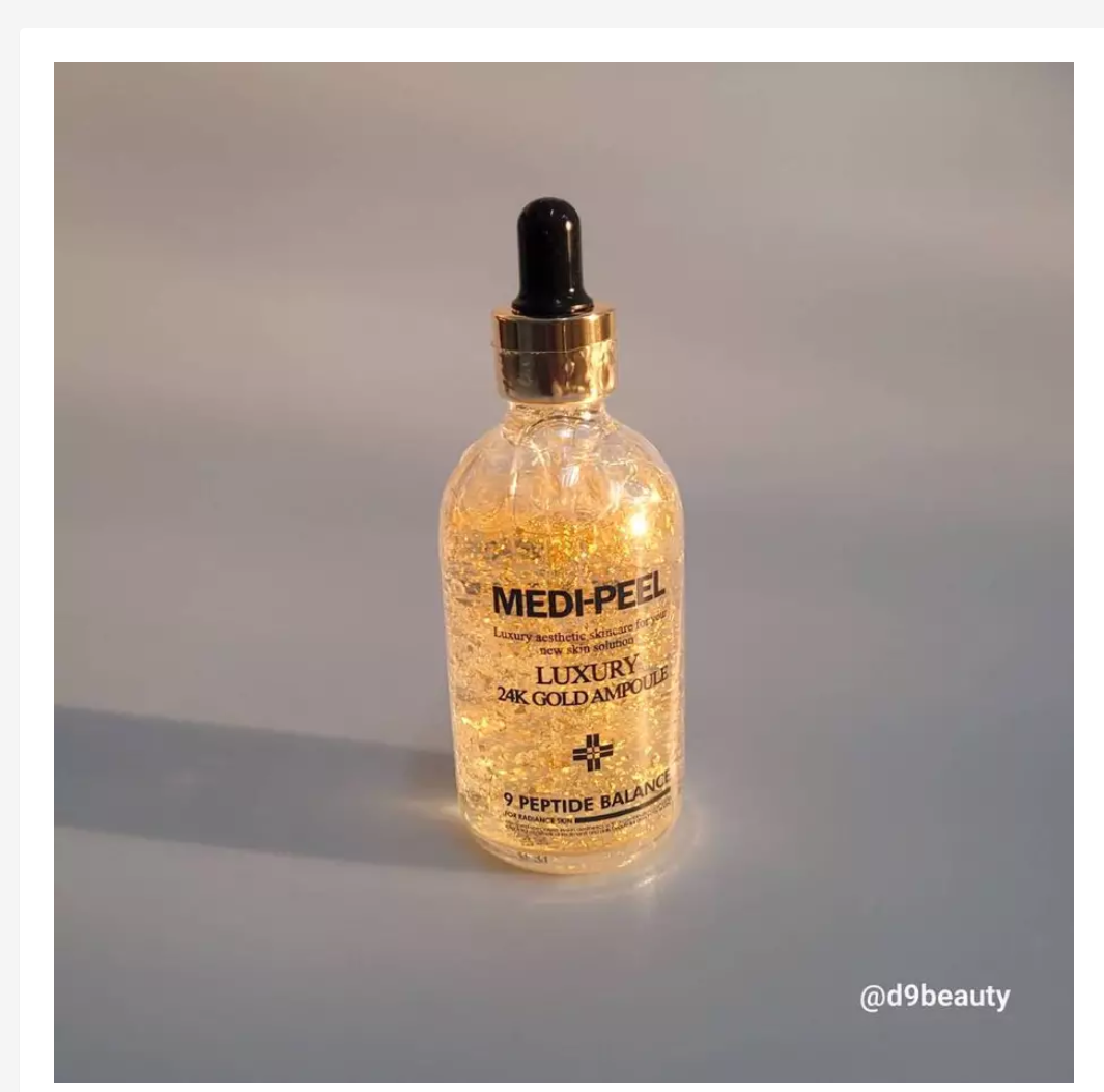 Medi-Peel 24K Gold Ampoule Serum Korean Luxury Firming Glow Skin