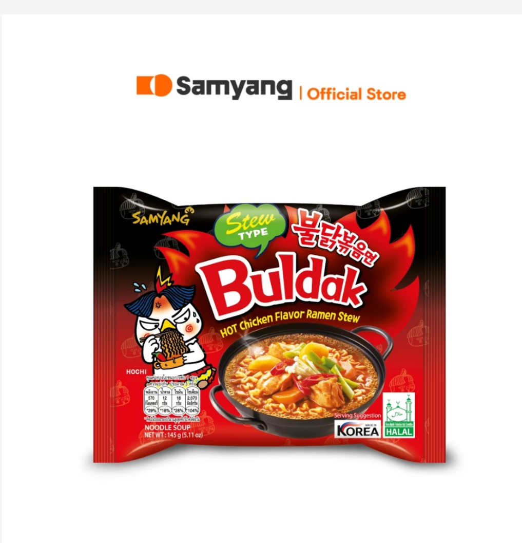 Samyang Buldak Spicy Ramen Korean Instant Noodles Multiple Flavors
