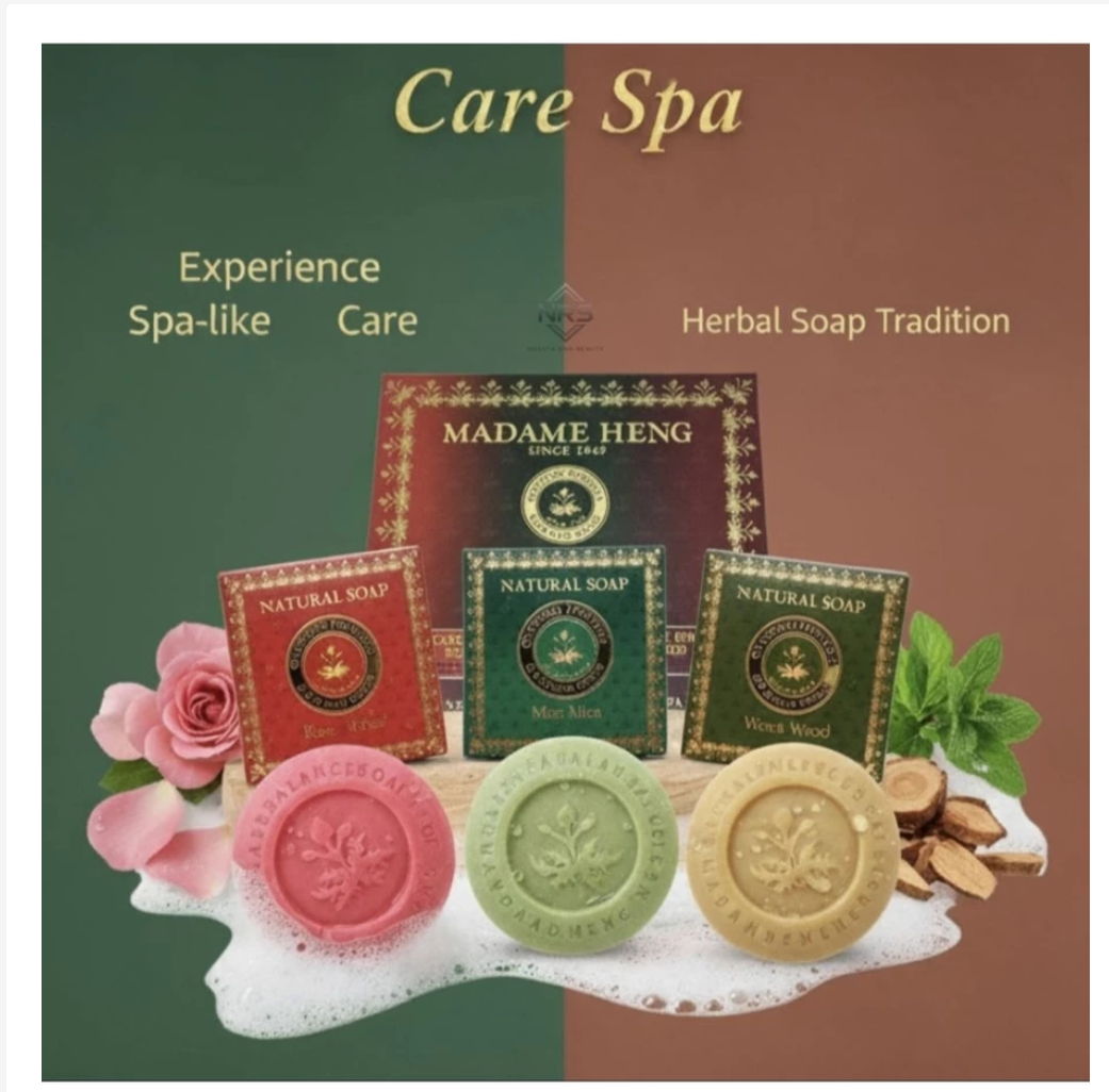 Madame Heng Herbal Soap Set  6 Bars (Care Spa Thailand)