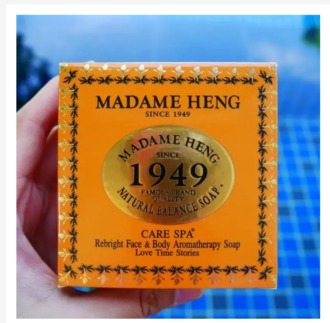 Madame Heng Soap Collection Natural Thai Herbal Cleansing Bars