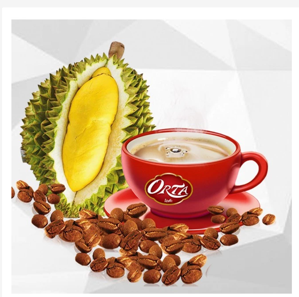 Durian Coffee Instant Mix Arabica Exotic Flavor 8 Sachets