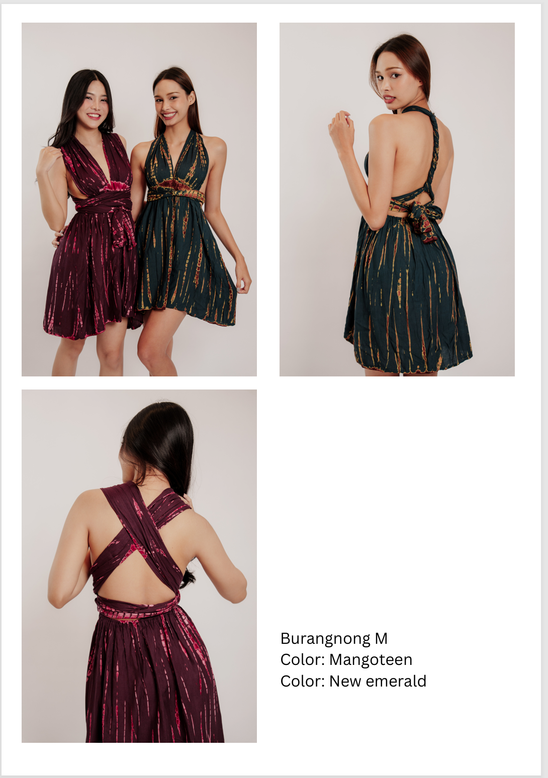 Thai Boho Summer Dresses  Vacation Collection