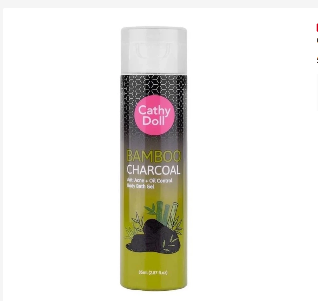 Cathy Doll Bamboo Charcoal Body Wash Deep Cleansing Fresh Skin