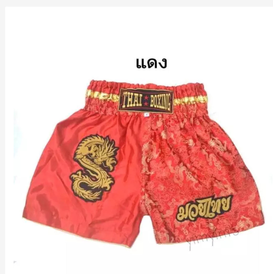 Dragon Embroidered Muay Thai Shorts
