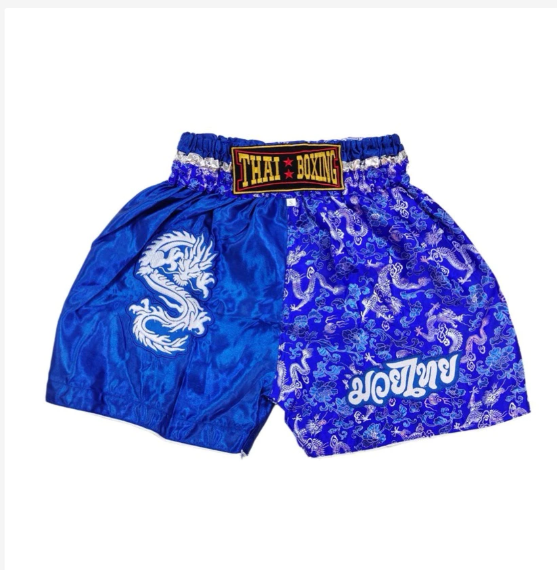 Dragon Embroidered Muay Thai Shorts