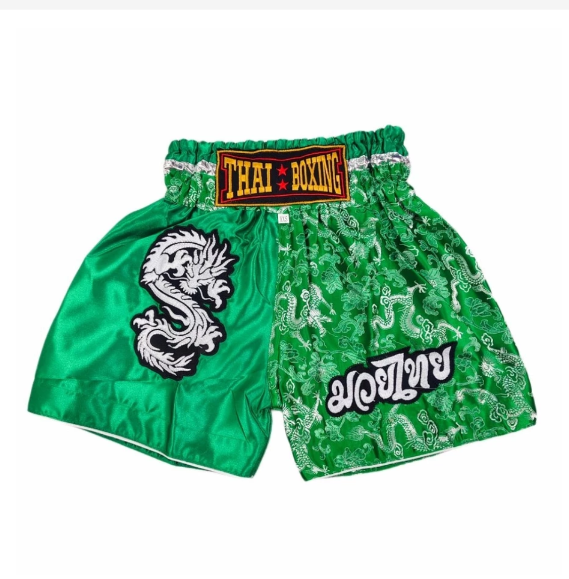 Dragon Embroidered Muay Thai Shorts