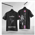 Muay Thai Micro Sport Shirt, Thai Boxing Design