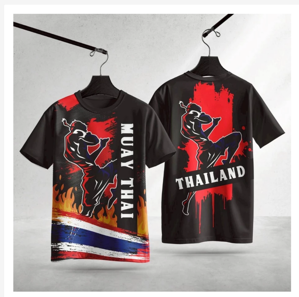 Muay Thai Micro Sport Shirt, Thai Boxing Design