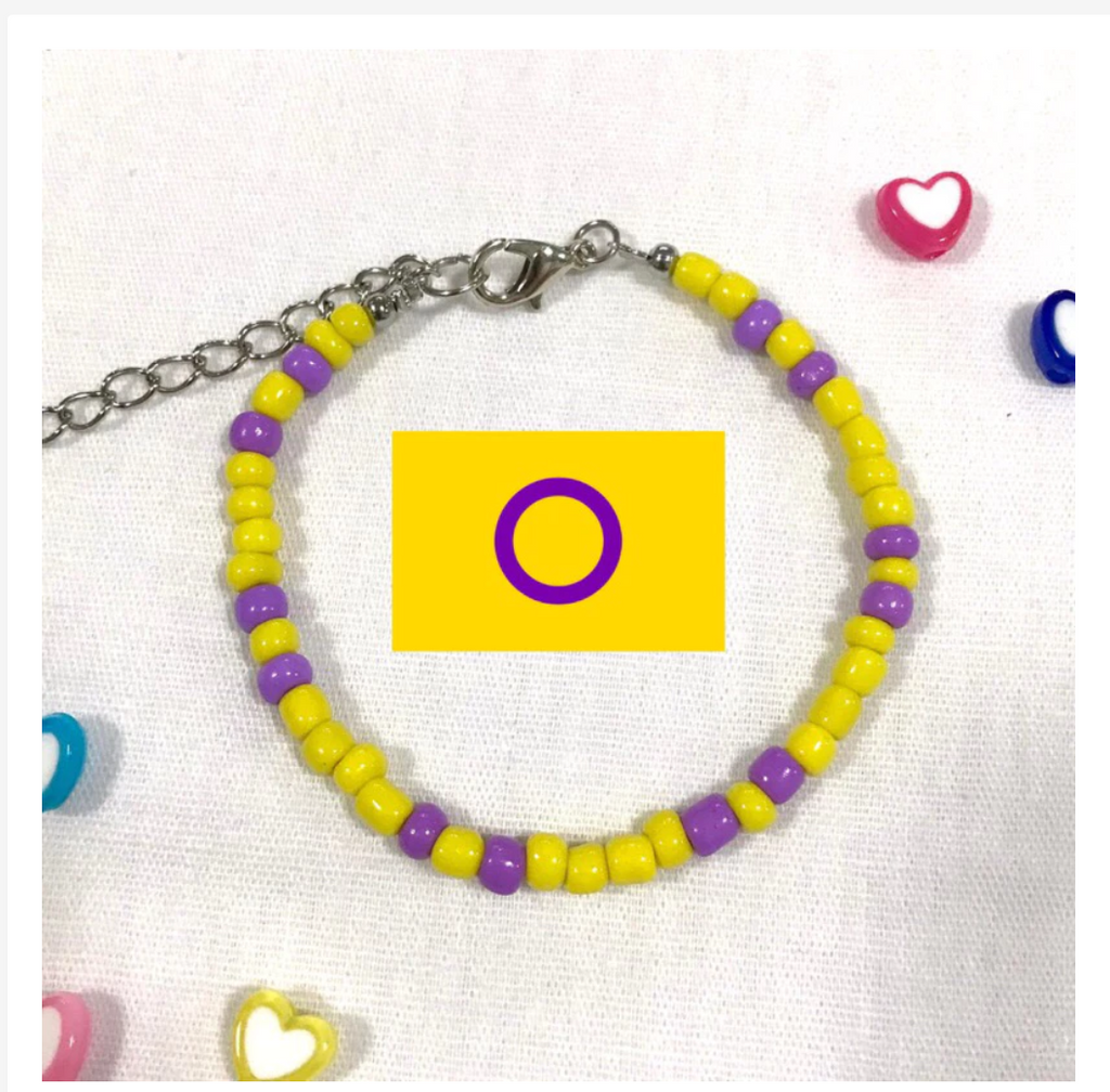 Handmade Pride Rainbow Beaded Bracelet