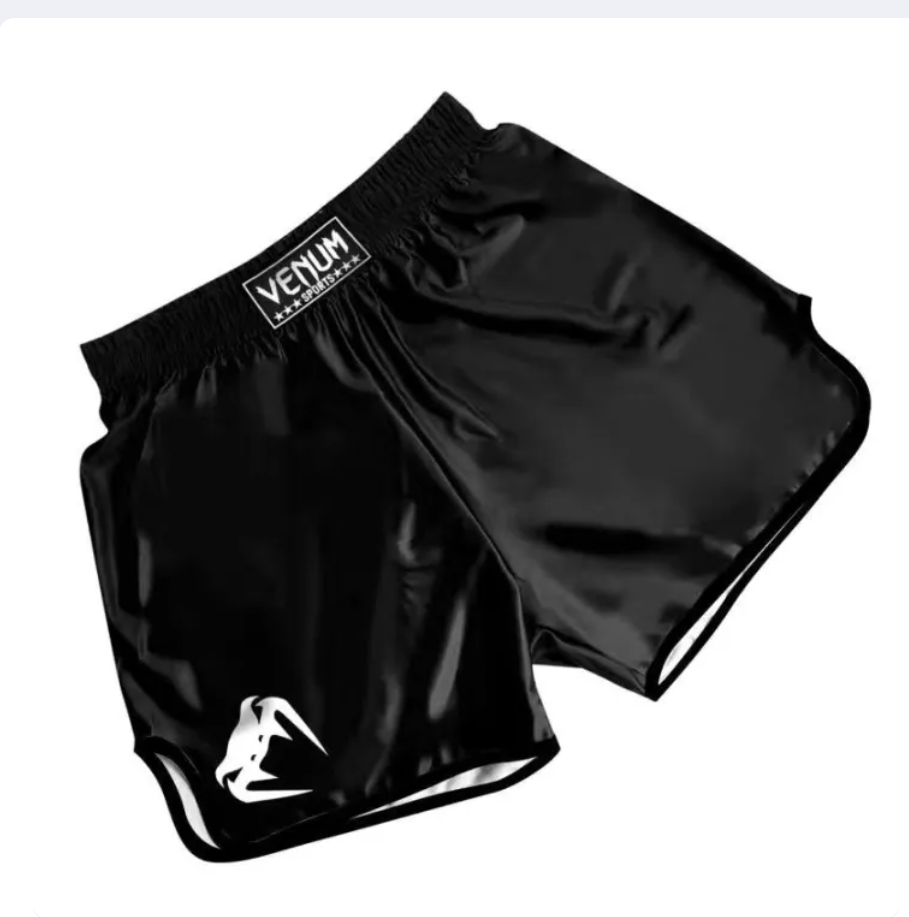 Muay Thai Boxing Shorts, Quick-Dry Training Shorts for MMA and Combat Sports