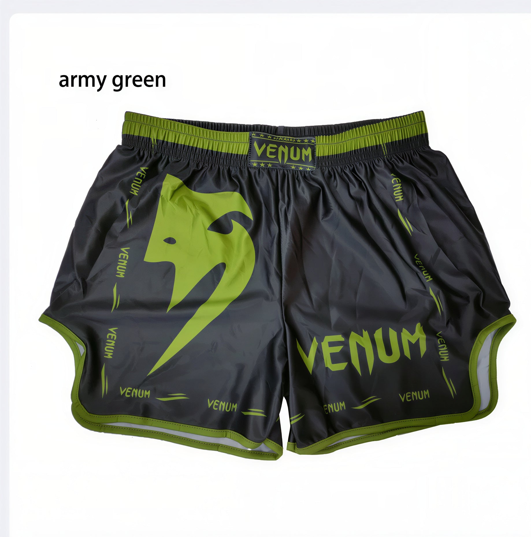 Printed Muay Thai Fighting Shorts, Quick-Dry Combat Sports Training Shorts