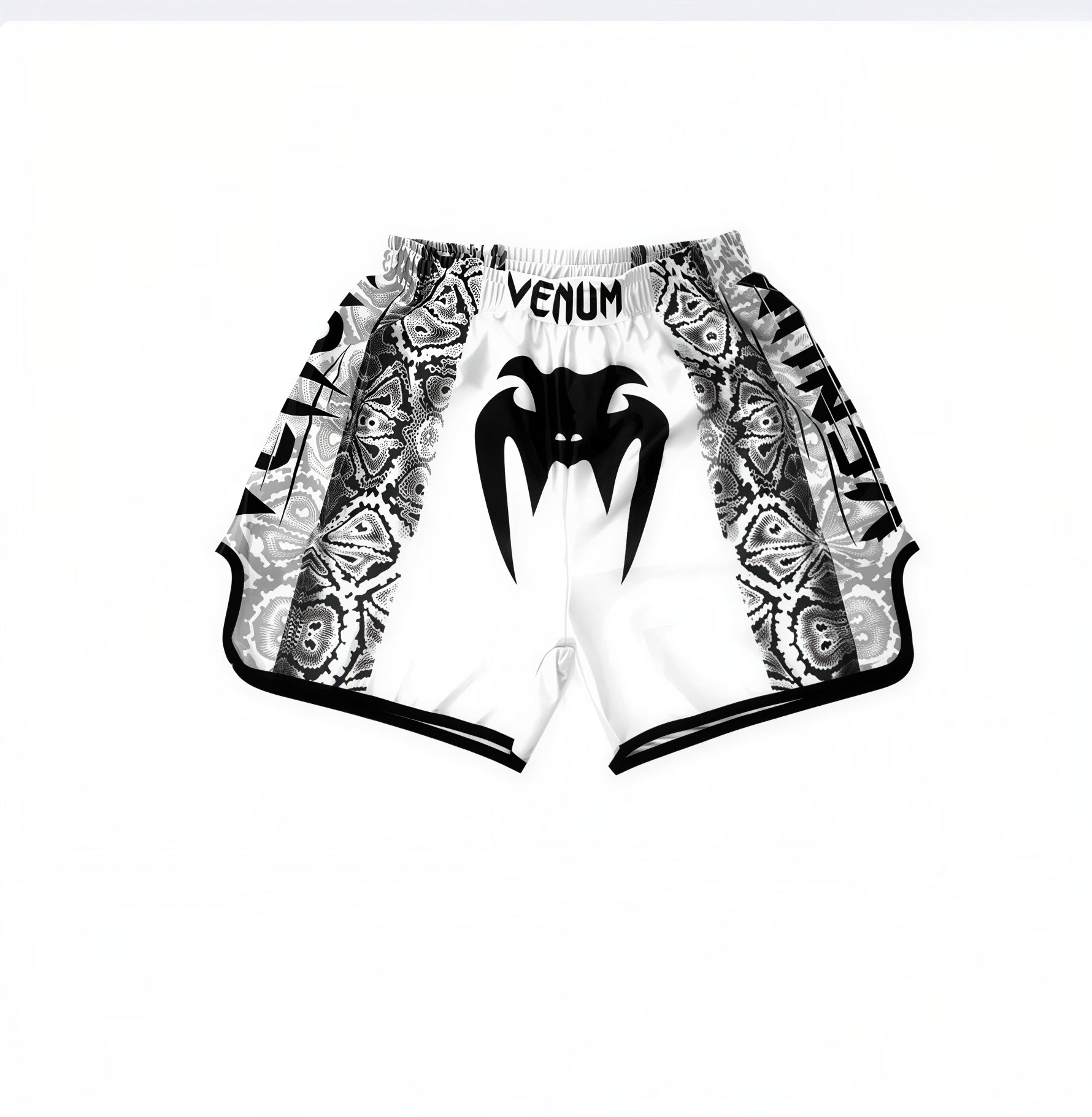 Printed Muay Thai Fighting Shorts, Quick-Dry Combat Sports Training Shorts