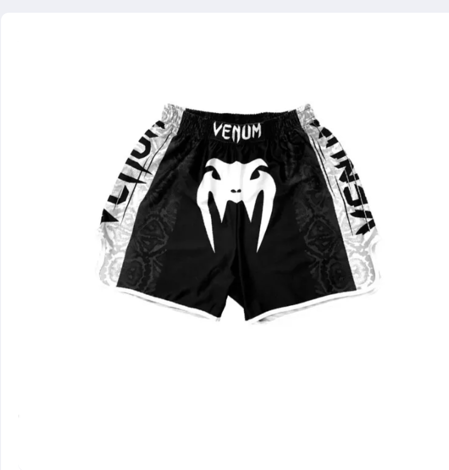 Printed Muay Thai Fighting Shorts, Quick-Dry Combat Sports Training Shorts