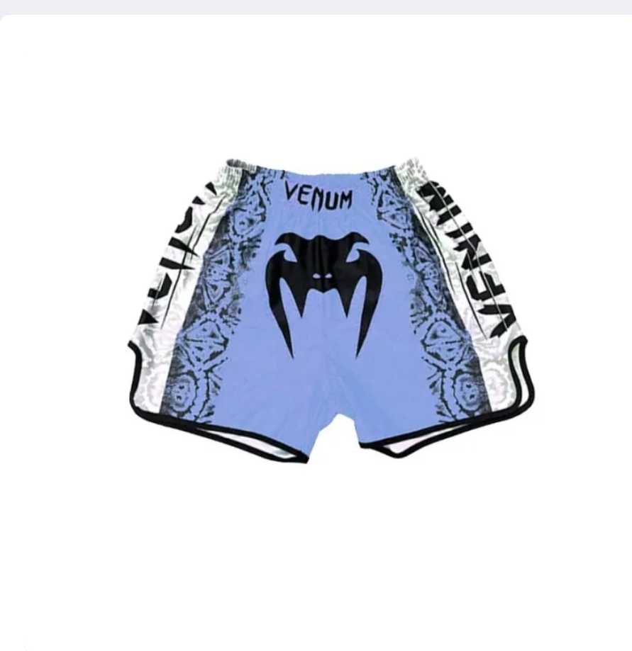 Printed Muay Thai Fighting Shorts, Quick-Dry Combat Sports Training Shorts