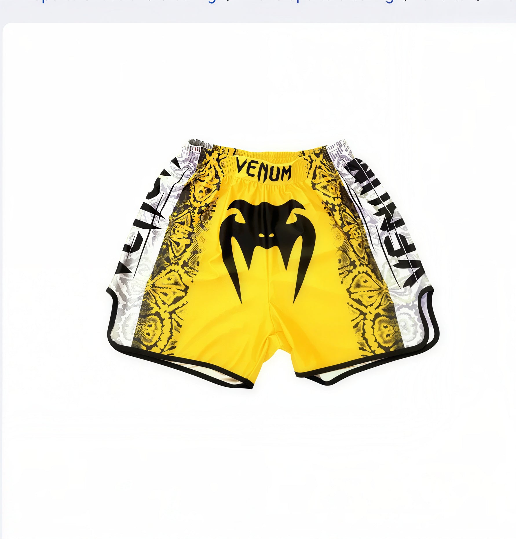 Printed Muay Thai Fighting Shorts, Quick-Dry Combat Sports Training Shorts