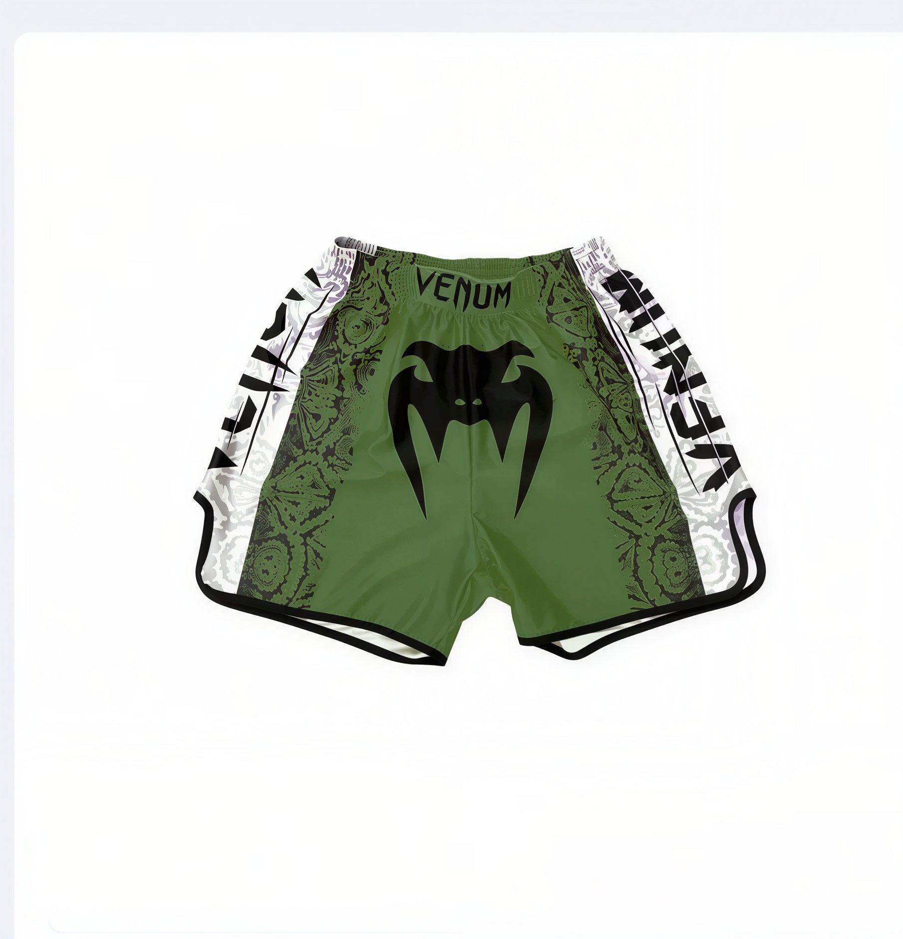 Printed Muay Thai Fighting Shorts, Quick-Dry Combat Sports Training Shorts