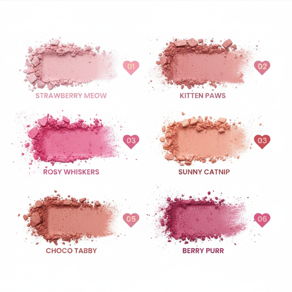 MELLME Meow Blush – Cute Cat-Inspired Blush 4.5g