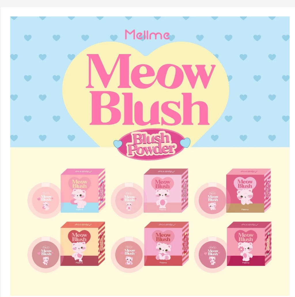 MELLME Meow Blush – Cute Cat-Inspired Blush 4.5g
