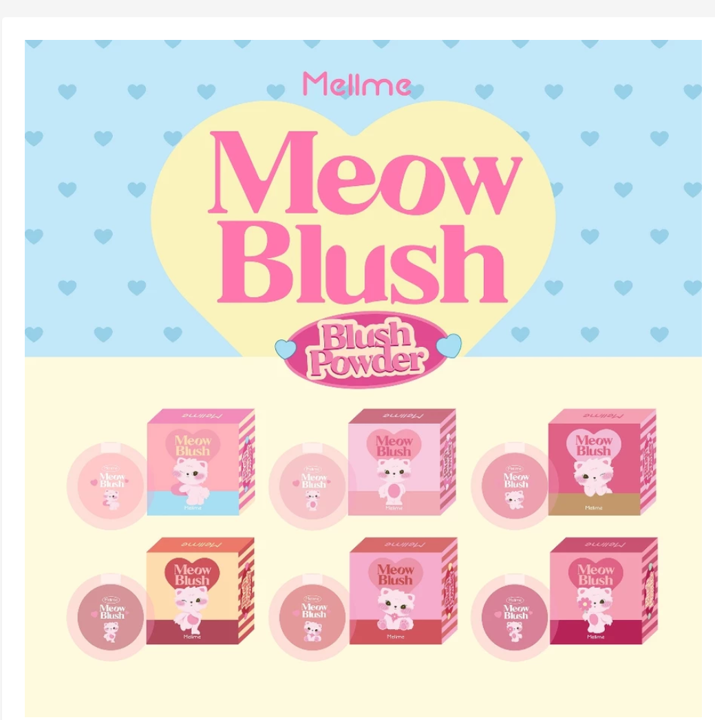 MELLME Meow Blush – Cute Cat-Inspired Blush 4.5g