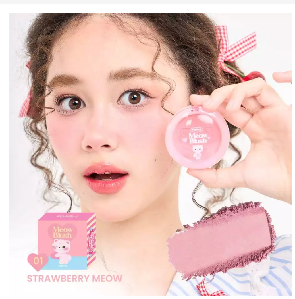 MELLME Meow Blush – Cute Cat-Inspired Blush 4.5g