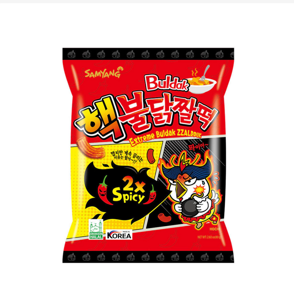Samyang Extreme Zzaldduck Snack 80g – Pack of 3