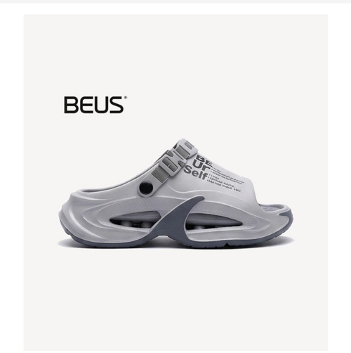 BEUS Men’s Height Boosting EVA Slides – 5cm Thick Sole Sandals