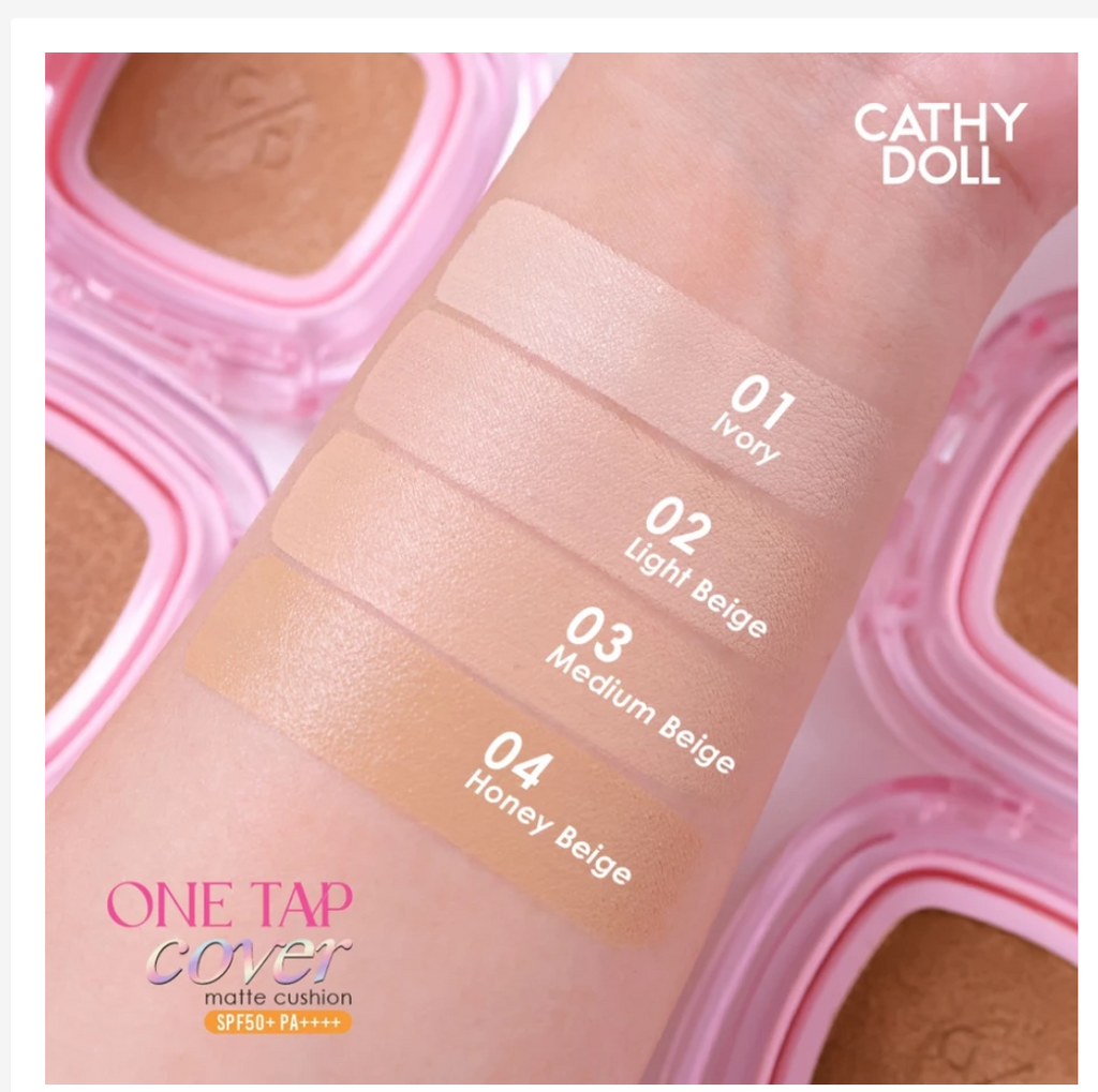 Cathy Doll One Tap Cover Matte Cushion SPF50+ PA++++