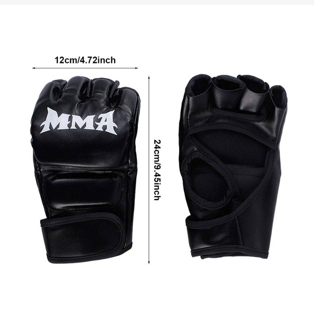 PU Boxing Gloves – Muay Thai, MMA & Kickboxing Training Gloves