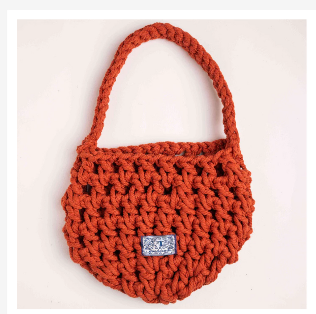Good Goods Handmade Macramé Mini Shoulder Bag – Choose Your Color